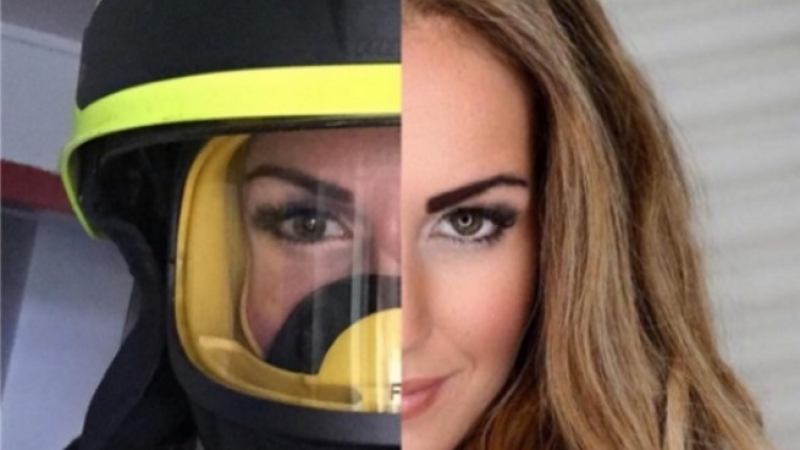 Пожарникарка нагорещи Инстаграм със своята красота (СНИМКИ 18+)