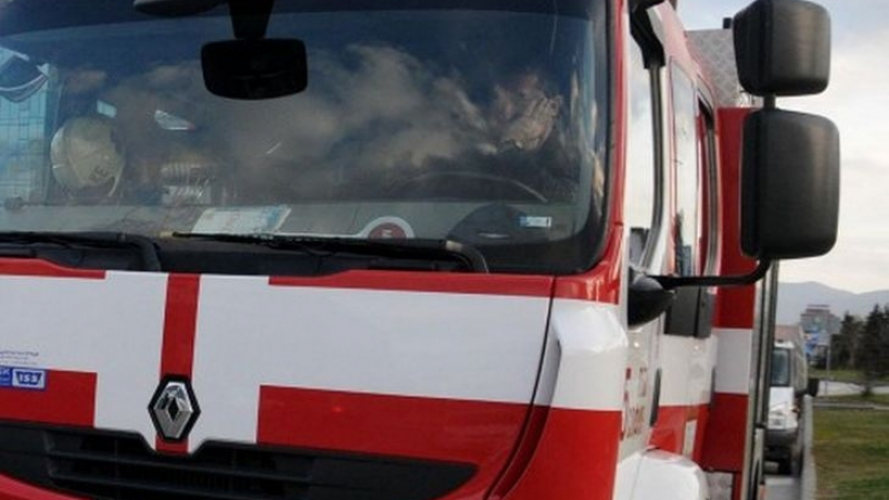 Пожарна катастрофира на пътя за Троян