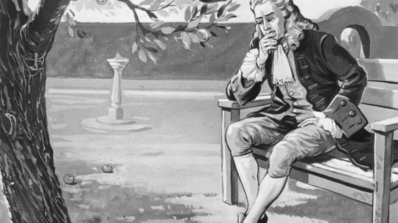 Край на историческата загадка: Наистина ли върху главата на Нютон е паднала ябълка