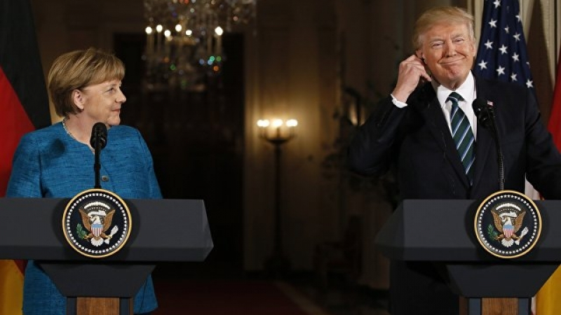 Белият дом обясни защо Тръмп не стиснал ръка на Меркел