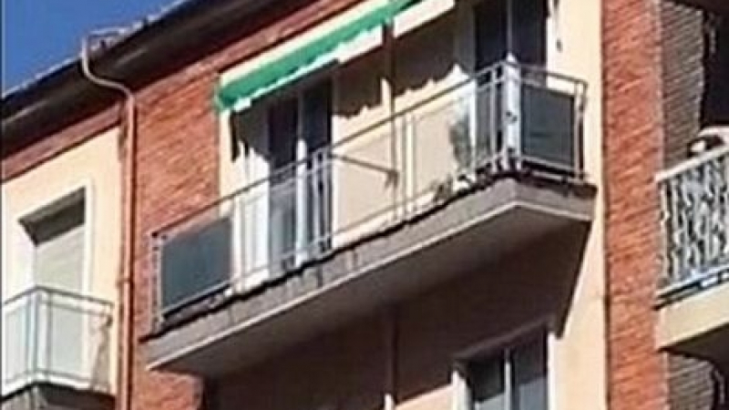 Страстна двойка прави секс на балкон посред бял ден, пуснаха ги даже по телевизията (СНИМКИ/ВИДЕО 18+) 