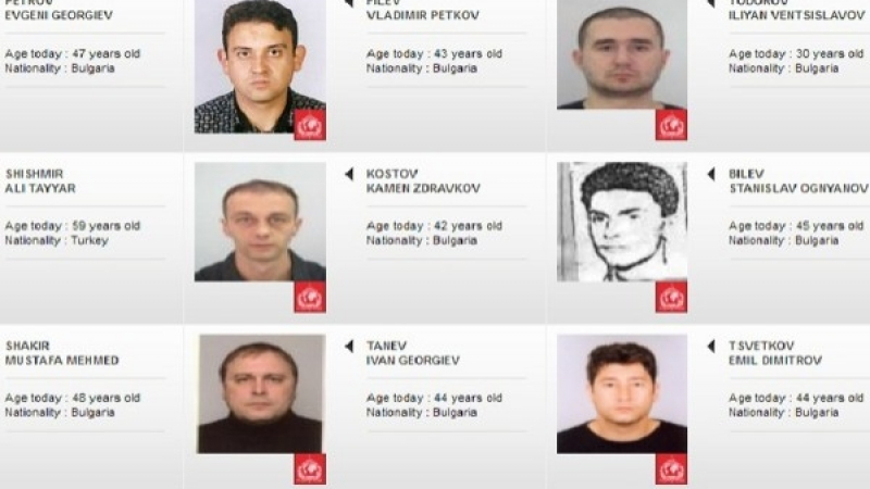 Списък: Братя Галеви, Йоско, убиецът от "Соло"... Търсим 71 бандити чрез Интерпол