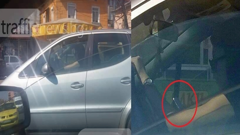 Чия е вината за тапите в Пловдив? Ето кой е най-добрият приятел на тази шофьорка (СНИМКИ)