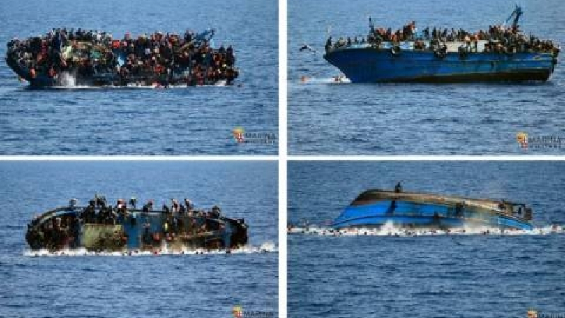 Средиземно море погреба 250 африкански мигранти