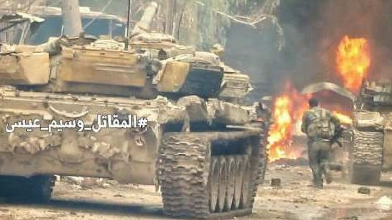 Танкове и ракети на сирийската армия изгарят до въглен терористите в Дамаск (СНИМКИ/ВИДЕО 18+)