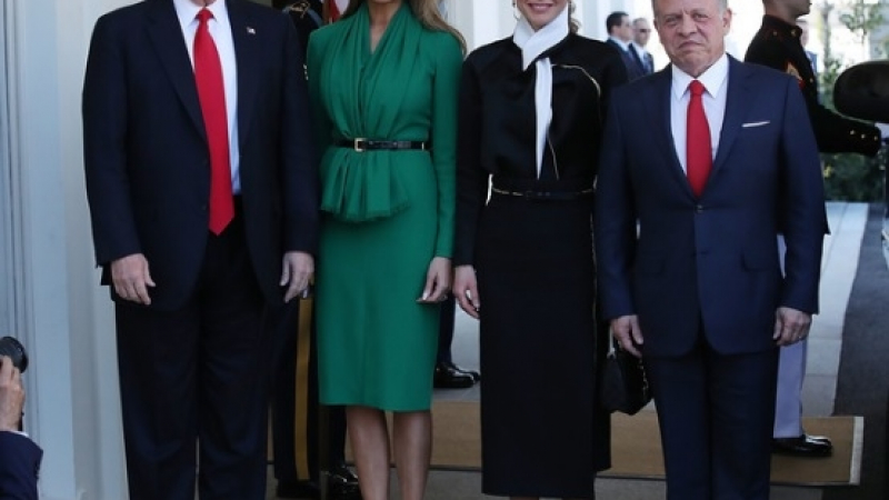 Мелания и кралицата на Йордания - пример за елегантност и красота! (СНИМКИ)