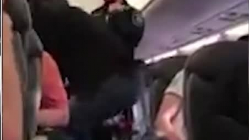 Вижте как влачиха и изхвърлиха насила мъж от самолет на United Airlines (СНИМКИ/ВИДЕО 18+)