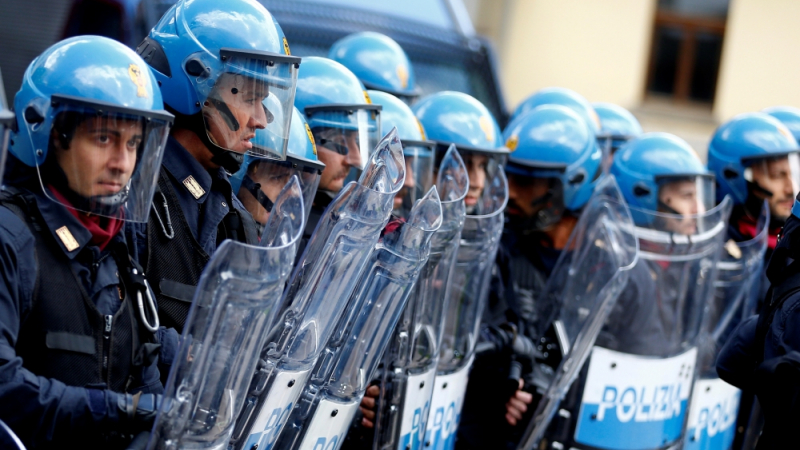 Сблъсъци с полицията в Италия заради срещата на Г-7