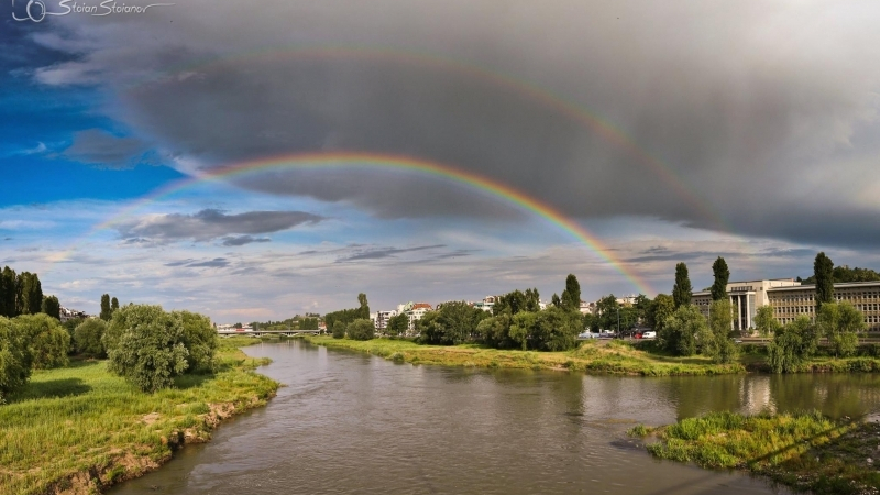 Вижте прекрасната двойна дъга, която се появи над Пловдив! (СНИМКИ)