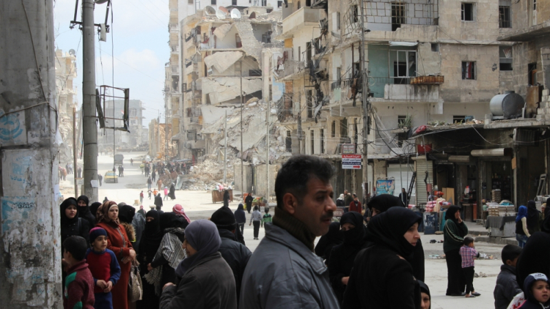 Руски военни възстановиха хлебопекарна в Алепо (ВИДЕО)