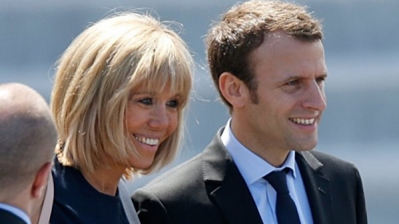 Любов и френски избори: 39-годишният Макрон е женен за 64-годишната Троньо  