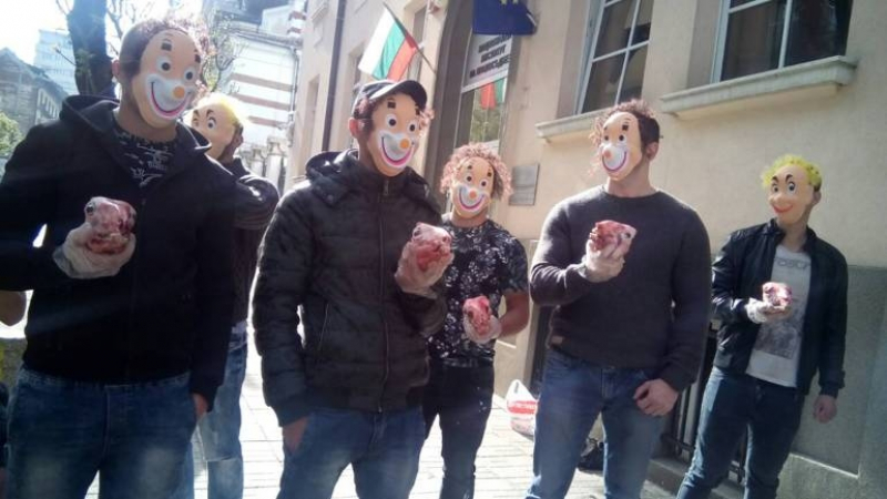 Протест с агнешки главички срещу Лозан Панов пред ВСС (СНИМКИ)