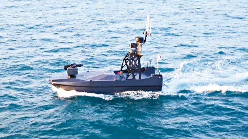 Южна Корея пуска в морето разузнавателен катер без екипаж