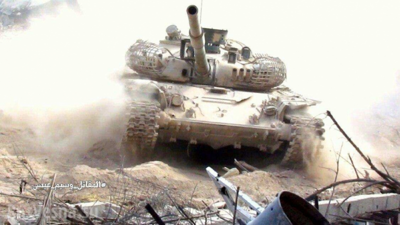 Танков удар край Дамаск постави джихадистите в критично положение