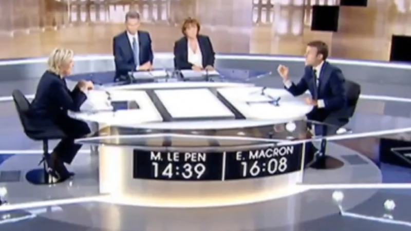 Reuters: Еманюел Макрон разби Марин льо Пен на телевизионния дебат (ВИДЕО)