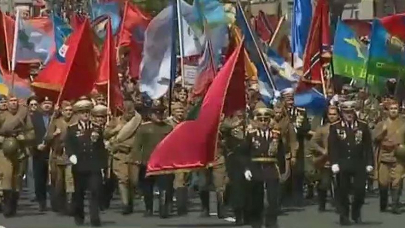 От Владивосток до Камчатка вече марширува „Безсмъртния полк” (ВИДЕО)