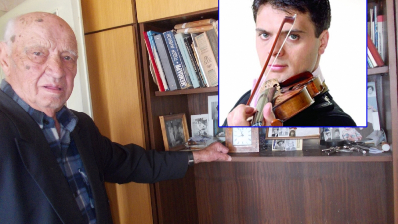 Дядото на известния български цигулар Васко Василев: Обещах на внука  да живея  до сто години, а той - да ме запознае  с кралица Елизабет