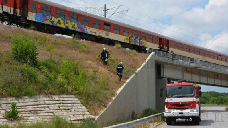 Инцидент спря пътнически влак край Харманли