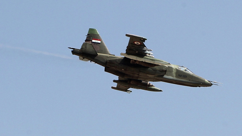 Иракските ВВС унищожили укрита колона на ИД на границата със Сирия 