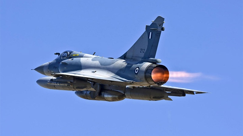 Изтребител Mirage 2000 се разби в Гърция 