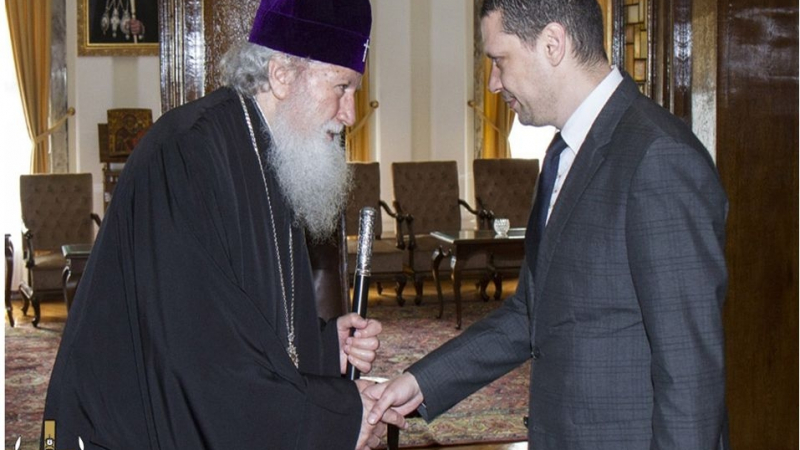 Вижте СНИМКА от срещата на губернатора на София - област с Негово Светейшество Патриарх Неофит 