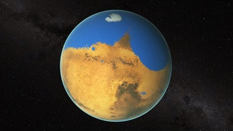Учени доказаха, че в миналото на Марс е имало огромен океан (ВИДЕО)