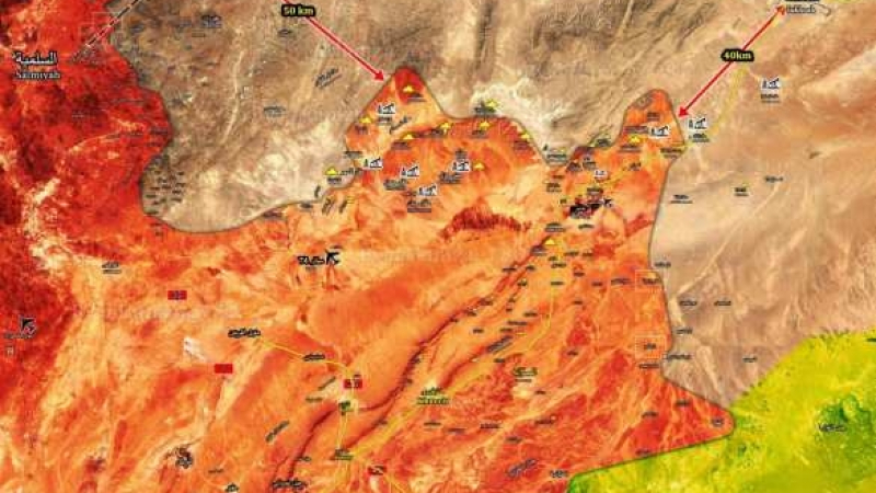 Сирийската армия и руската авиация пробиват с бой отбраната на ИД по пътя към Дейр ез-Зор 