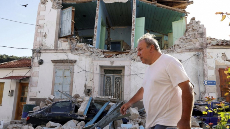 Трагедия на Лесбос след страховитото земетресение! (ВИДЕО/СНИМКИ 18+)