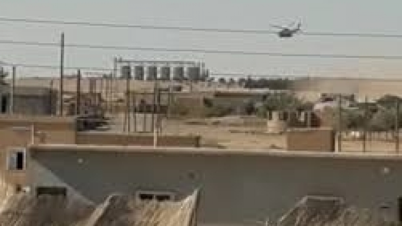 Край Ракка вертолети евакуират ранени американци 