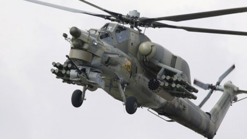 Терорист засне на ВИДЕО срещата си с ударния хеликоптер „Нощен ловец“ 