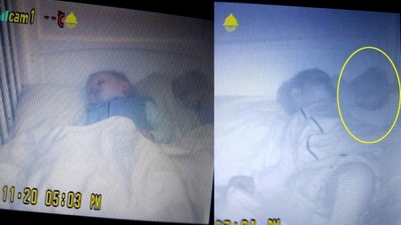 Родители монтираха в стаята на бебето си видеокамера, това, което видяха, смрази кръвта им (СНИМКА)