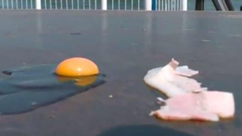 Във Видин можеш да си изпържиш яйца с бекон на слънце (ВИДЕО)