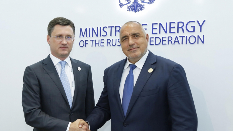 Борисов и Александър Новак обсъдиха перспективите за развитие на сътрудничеството в енергийната сфера