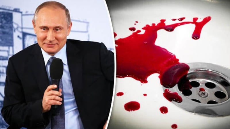 Еxpress.co.uk: Светът се шокира от тази новина! Путин обича да се къпе във вана, пълна с кръв от ... (СНИМКИ)