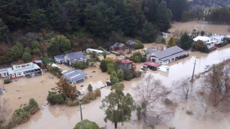 Кошмар: Нова Зеландия бе залята от истински библейски потоп (СНИМКИ/ВИДЕО)