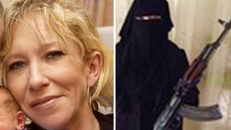 Британка, вдовица на джихадист, се опита да избяга от ИД, но бе спряна от....вербувания си невръстен син (СНИМКИ)