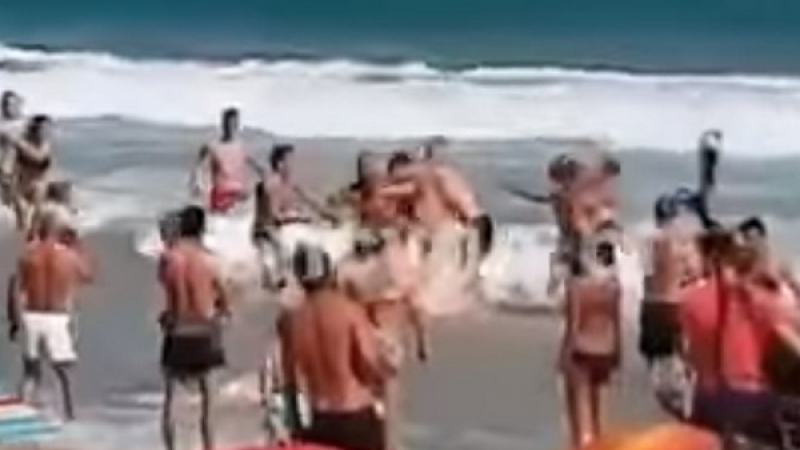Тумба нагли роми спретнаха свиреп екшън на плажа в Несебър! Хората гледат това ВИДЕО и не вярват на очите си