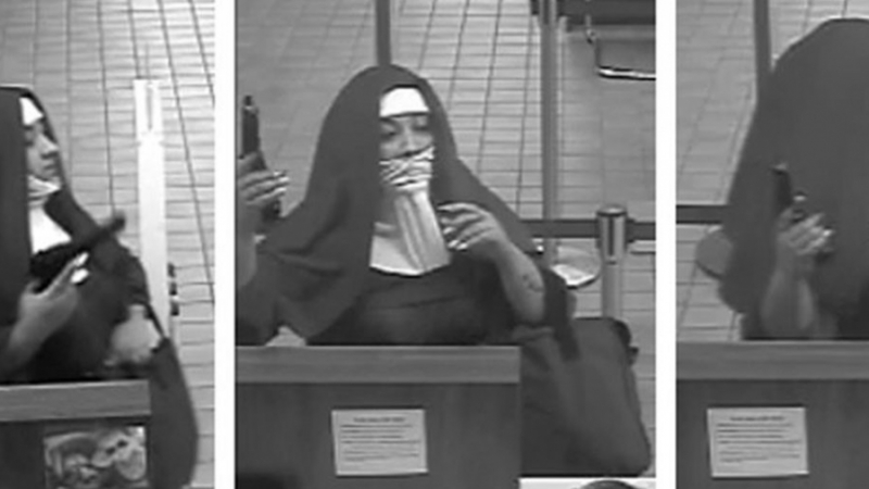 Въоръжени "монахини" се опитаха да ограбят банка в САЩ (СНИМКИ)