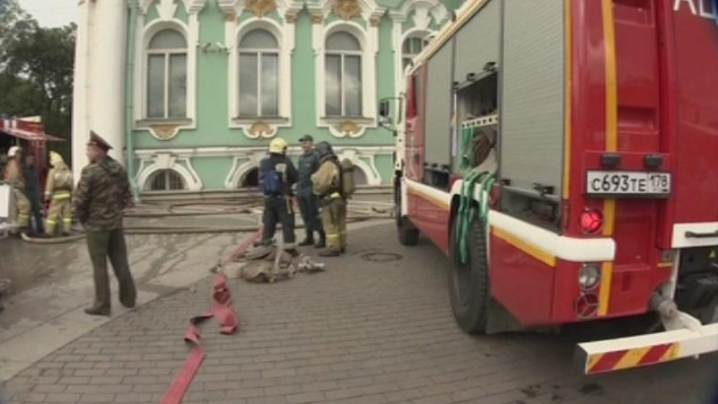 Пожар в Ермитажа в Санкт Петербург отне живота на четири котета