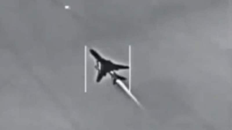 Появи се ВИДЕО как ескадрила от ВВС на САЩ VFA-31 Tomcatters сваля изтребител Су-22 в Сирия