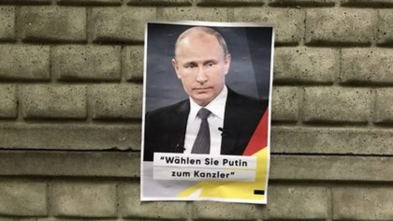 Германците агитирани да гласуват за Путин