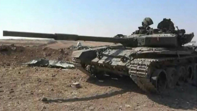 Терористите от „Хайят Тахрир аш-Шам” загубиха двата пленени танка Т-90 през 2016 г. 