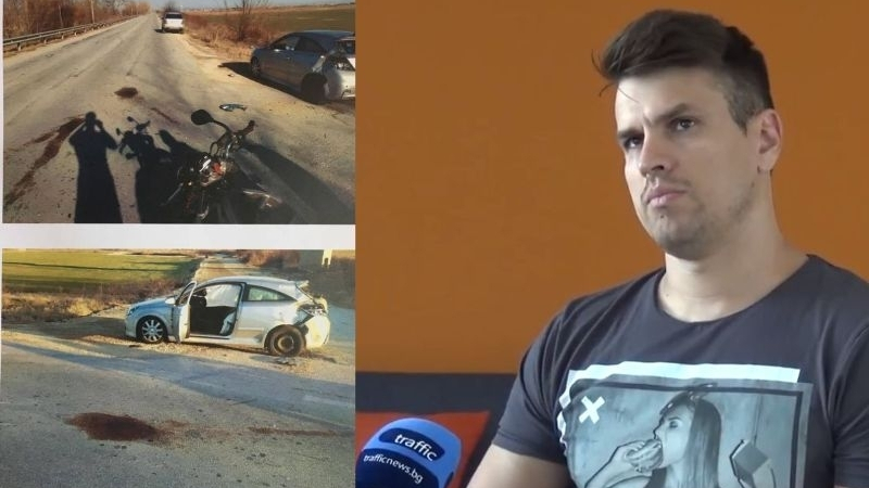 Пловдивски шофьор: Полицейски син ме блъсна с мотор, осъдиха мен (ВИДЕО)