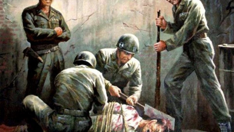 Ретро пропагандата на Пхенян: Вижте зверствата на американските войници от клането в Синчон през 1950 г.! (СНИМКИ 18+)