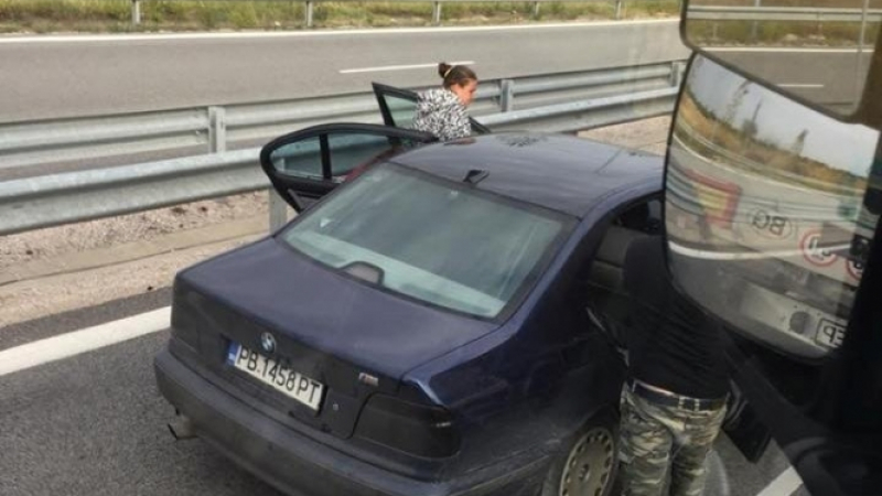 4-ма нападнаха наш шофьор на ТИР на Дунав мост (СНИМКИ)