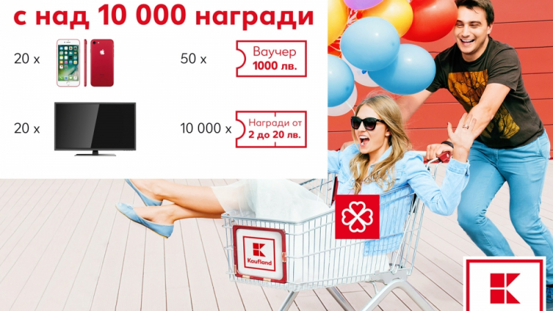 Kaufland България ще зарадва своите клиенти с над 10 000 награди през октомври