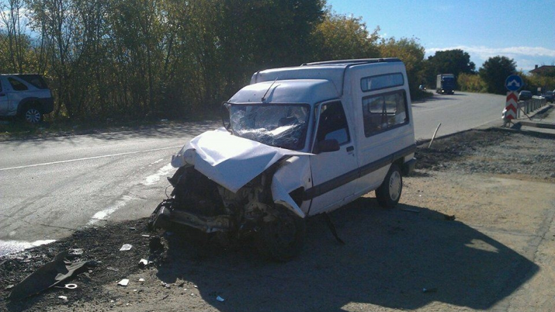 Ето я колата-ковчег, в която загина жена край Пловдив