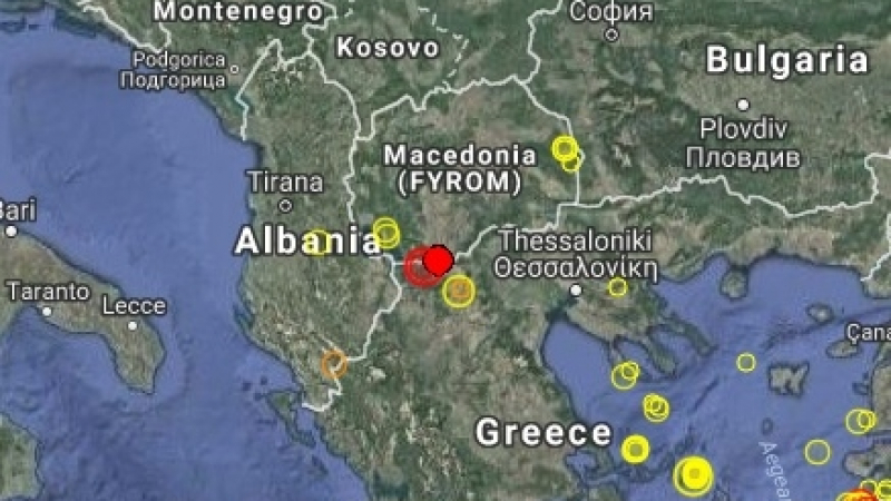 Земетресение удари Гърция, и в Македония се изплашиха