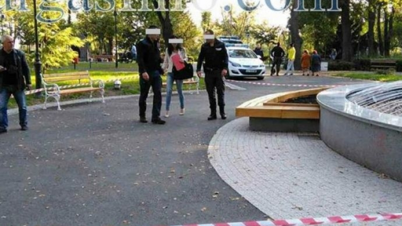 Полиция отцепи района пред Казиното в Морската градина на Бургас заради зловеща находка (СНИМКИ)