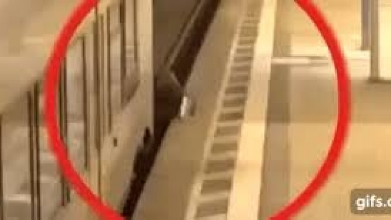 Пътник се опита да претича през релсите на метрото, но бе смазан между мотрисата и перона (УЖАСЯВАЩО ВИДЕО)